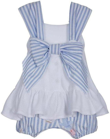 Lapin House Baby Girls White Cotton Shortie Lapin House Baby Girls White Cotton Shortie