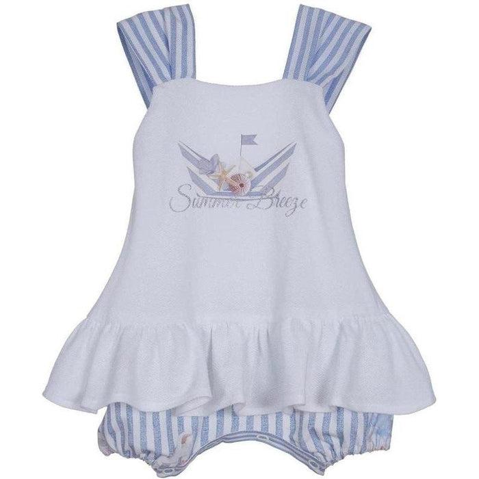 Lapin House Baby Girls White Cotton Shortie Lapin House Baby Girls White Cotton Shortie