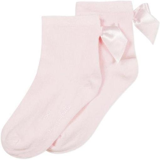 Lili Gaufrette Girls Pale Pink Socks