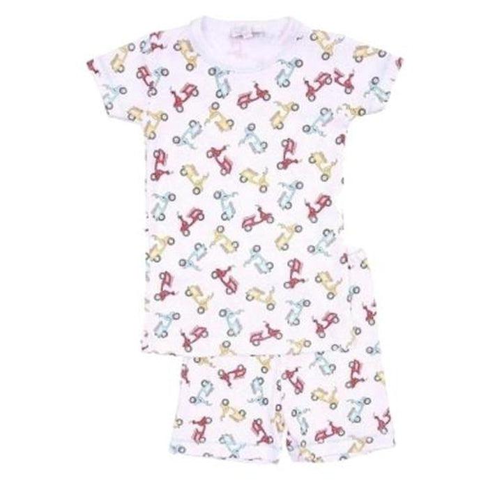 Magnolia Baby Boys 'Ready, Set, Go' White Short Pyjamas Magnolia Baby Boys 'Ready, Set, Go' White Short Pyjamas