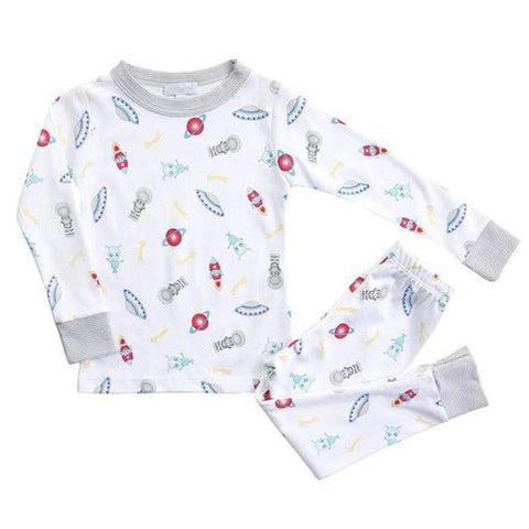 Magnolia Baby Boys Spaceship Long Pyjamas Magnolia Baby Boys Spaceship Long Pyjamas