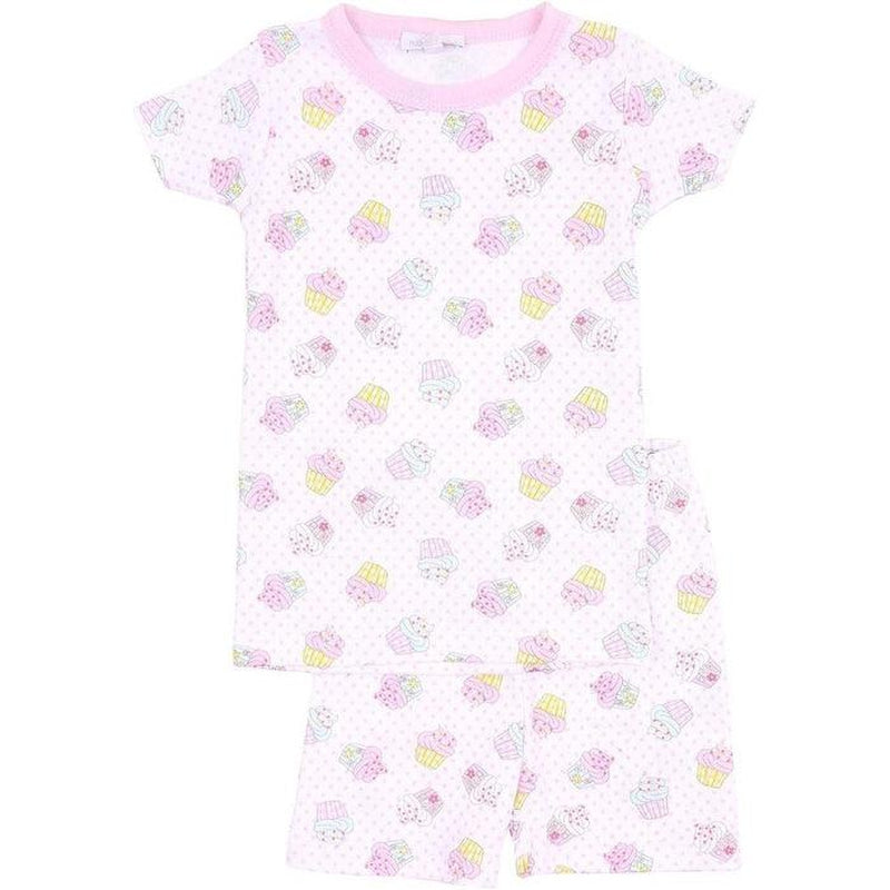 Magnolia Baby Girls 'Hello Cupcake' Short Pyjamas Magnolia Baby Girls 'Hello Cupcake' Short Pyjamas