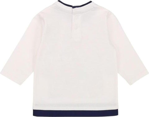 Marc Jacobs Baby Boys White Long Sleeve T-Shirt Marc Jacobs Baby Boys White Long Sleeve T-Shirt