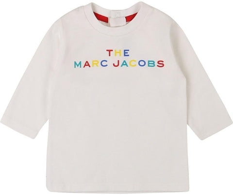 Marc Jacobs Baby Boys White Long Sleeve T-Shirt Marc Jacobs Baby Boys White Long Sleeve T-Shirt