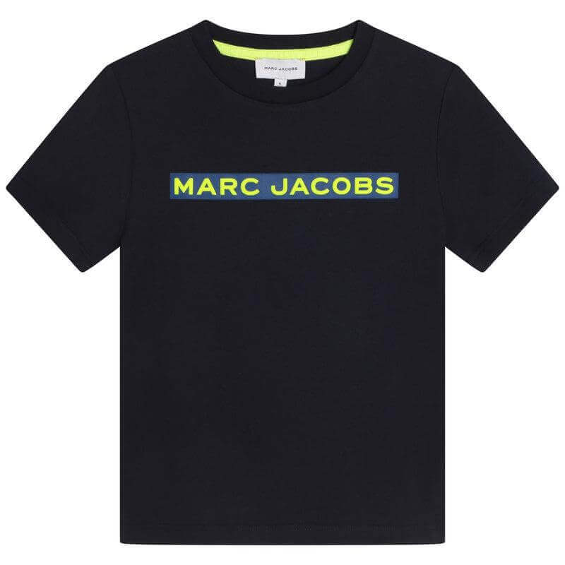 Marc Jacobs Boys Navy Logo T-shirt Marc Jacobs Boys Navy Logo T-shirt
