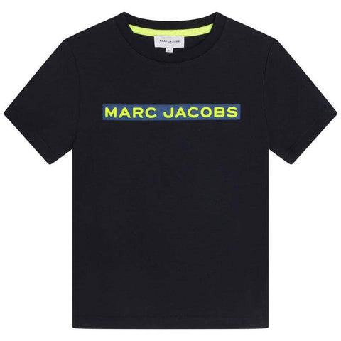 Marc Jacobs Boys Navy Logo T-shirt Marc Jacobs Boys Navy Logo T-shirt
