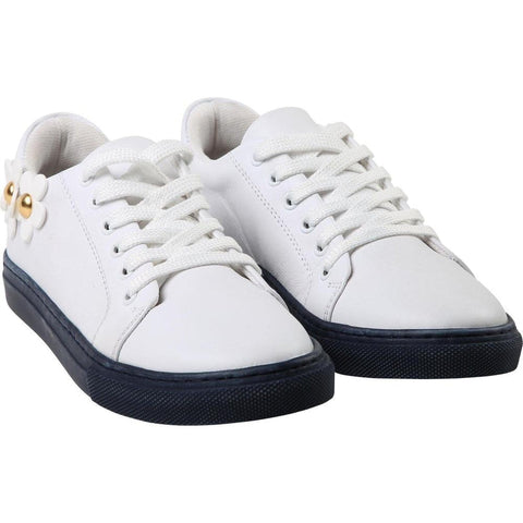 Marc Jacobs Girls White Trainers Marc Jacobs Girls White Trainers