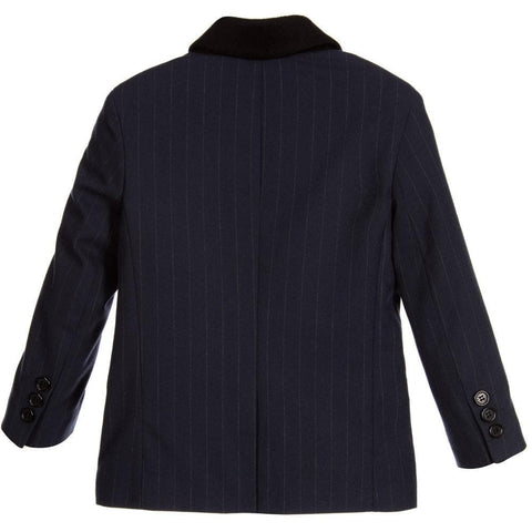 Marc Jacobs Navy Pinstripe Suit Jacket Marc Jacobs Navy Pinstripe Suit Jacket