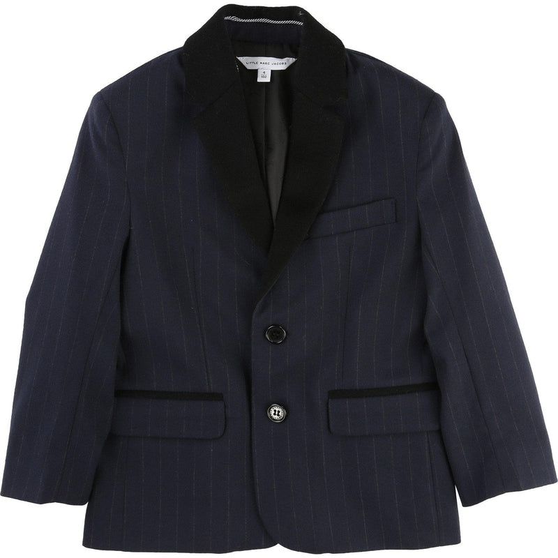 Marc Jacobs Navy Pinstripe Suit Jacket Marc Jacobs Navy Pinstripe Suit Jacket
