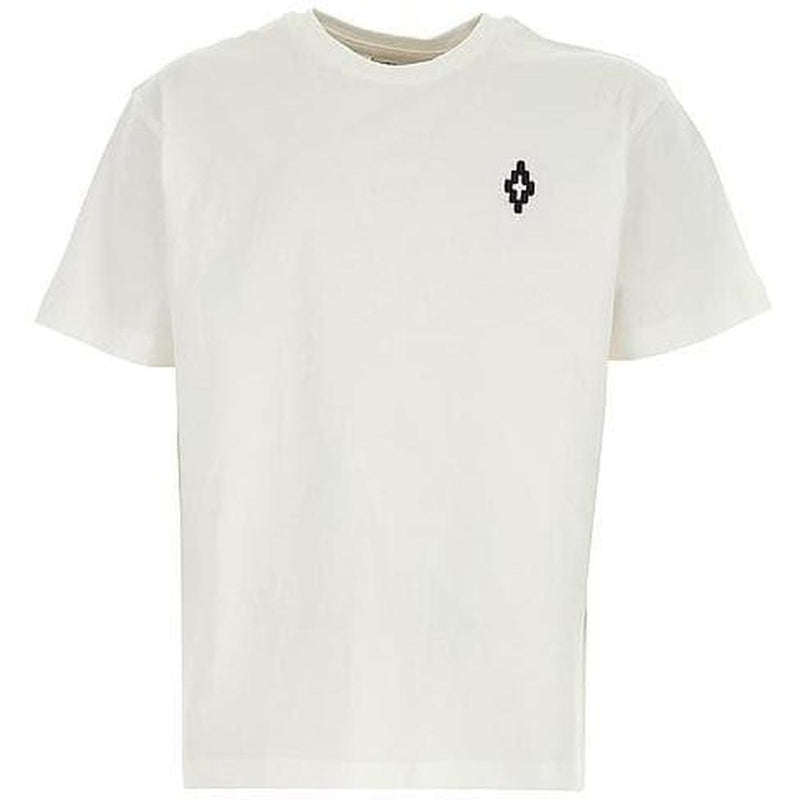 Marcelo Burlon Boys White 'Logo' T-Shirt Marcelo Burlon Boys White 'Logo' T-Shirt