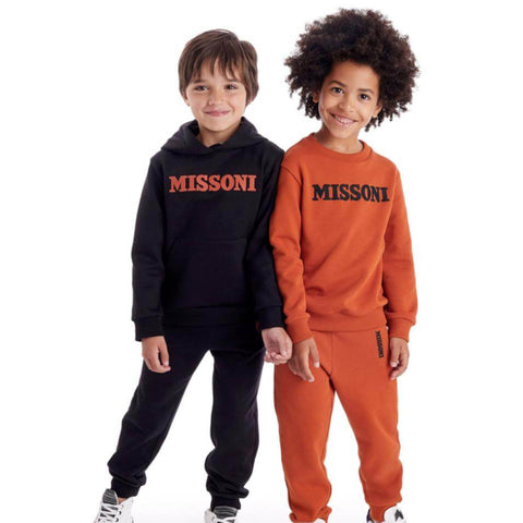 Missoni Kids Boys Rust Sweater Missoni Kids Boys Rust Sweater