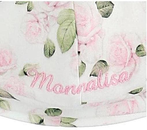 Monnalisa Baby Girls Cream Floral Hat Monnalisa Baby Girls Cream Floral Hat