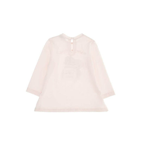 Monnalisa Baby Girls Pink Bear T-Shirt Monnalisa Baby Girls Pink Bear T-Shirt