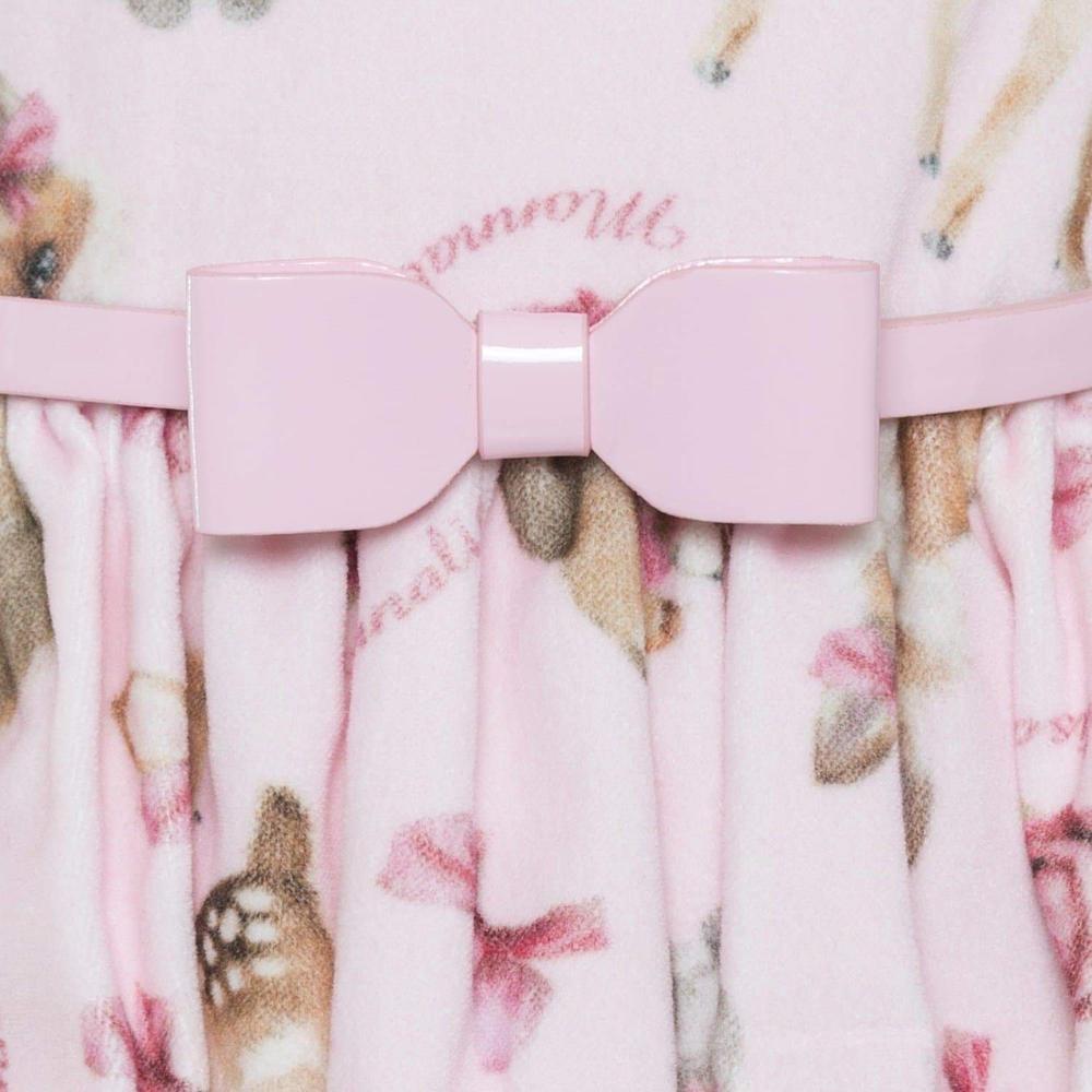 Monnalisa Baby Girls Pink 'Woodlands' Dress Monnalisa Baby Girls Pink 'Woodlands' Dress