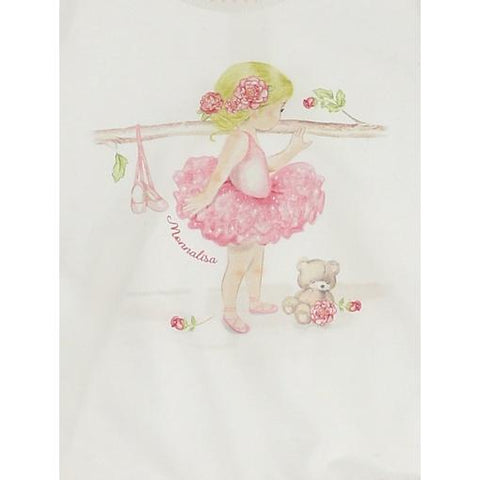 Monnalisa Baby Girls White Tunic Top Monnalisa Baby Girls White Tunic Top