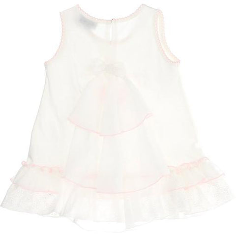 Monnalisa Baby Girls White Tunic Top Monnalisa Baby Girls White Tunic Top