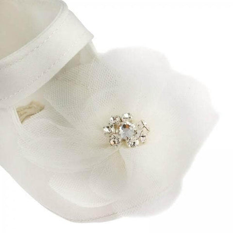 Monnalisa Cream Pram Shoe Monnalisa Cream Pram Shoe