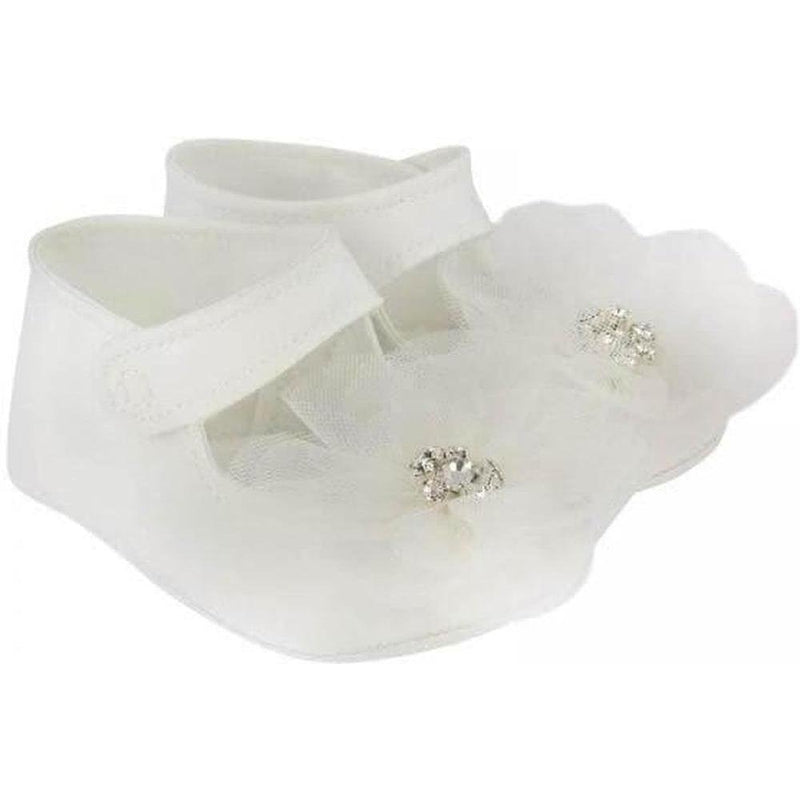 Monnalisa Cream Pram Shoe Monnalisa Cream Pram Shoe