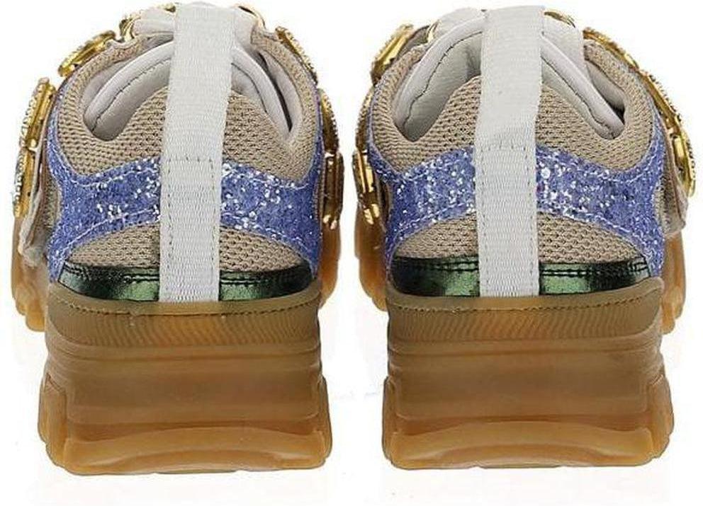 Monnalisa Girls Beige Trainers Monnalisa Girls Beige Trainers