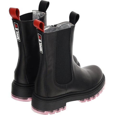 Monnalisa Girls Black Boots Monnalisa Girls Black Boots