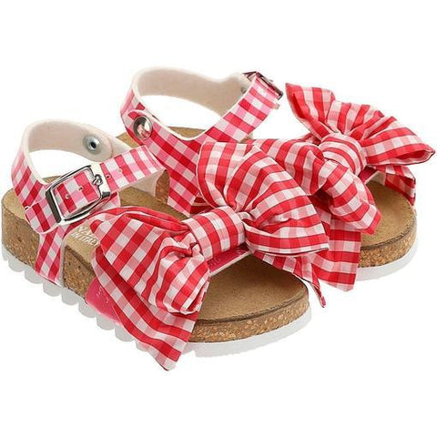 Monnalisa Girls Fuchsia Sandals Monnalisa Girls Fuchsia Sandals