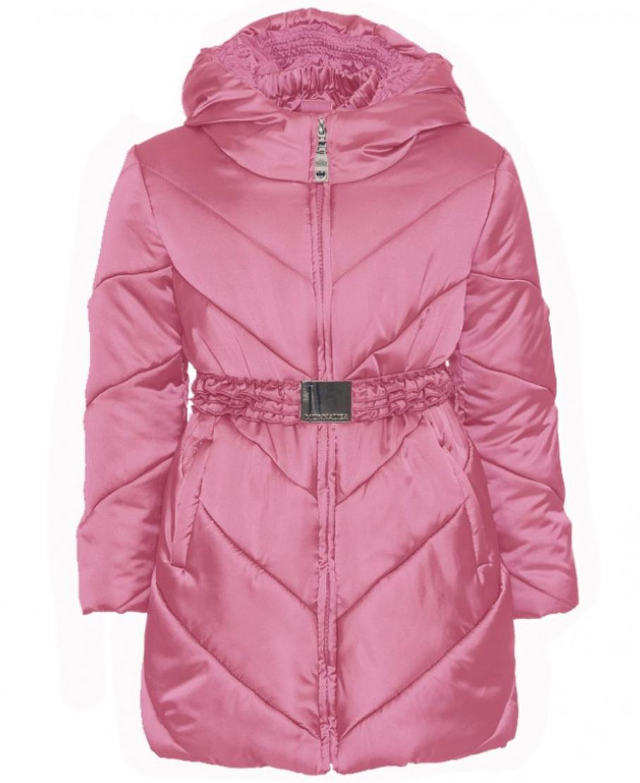 Monnalisa Girls Pink Down Padded Coat Monnalisa Girls Pink Down Padded Coat