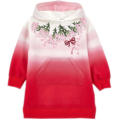 Monnalisa Girls Pink Flower Dress Monnalisa Girls Pink Flower Dress