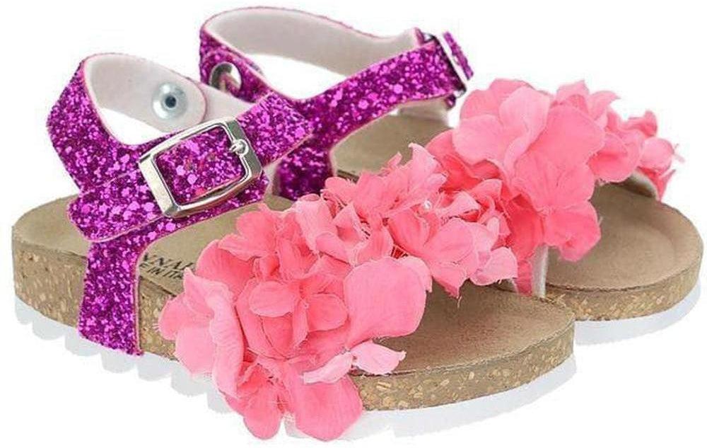 Monnalisa Girls Pink Sandals Monnalisa Girls Pink Sandals
