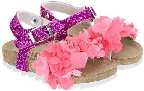 Monnalisa Girls Pink Sandals Monnalisa Girls Pink Sandals
