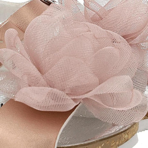 Monnalisa Girls Rose Sandals Monnalisa Girls Rose Sandals