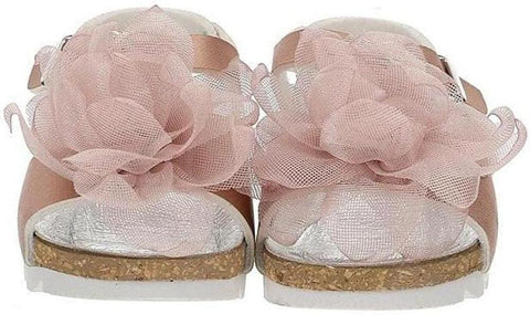 Monnalisa Girls Rose Sandals Monnalisa Girls Rose Sandals