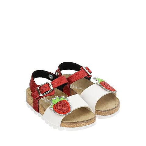 Monnalisa Girls Strawberry Sandals Monnalisa Girls Strawberry Sandals