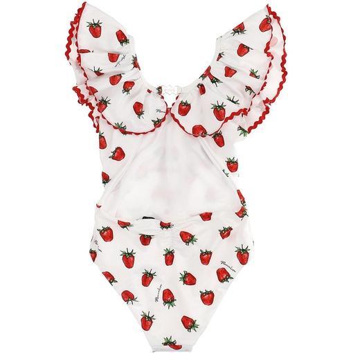 Monnalisa Girls Strawberry Swimming Costume Monnalisa Girls Strawberry Swimming Costume