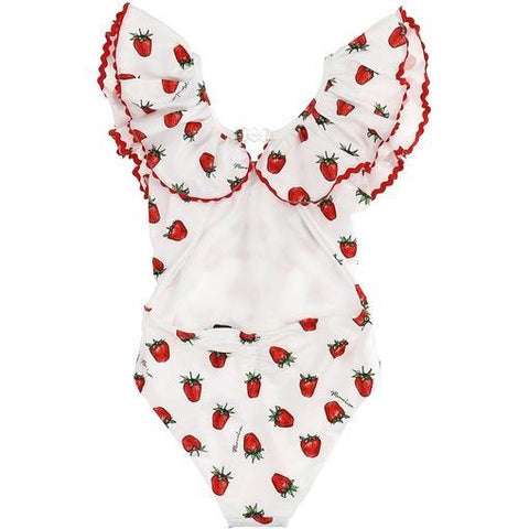 Monnalisa Girls Strawberry Swimming Costume Monnalisa Girls Strawberry Swimming Costume