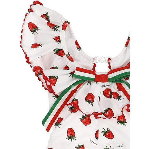 Monnalisa Girls Strawberry Swimming Costume Monnalisa Girls Strawberry Swimming Costume
