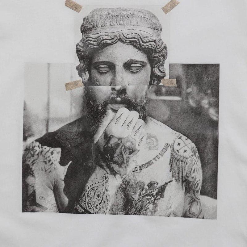 Neil Barrett White Statue Jersey T-Shirt Neil Barrett White Statue Jersey T-Shirt
