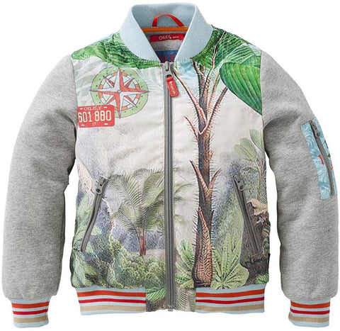 Oilily Boys Jungle Panel Print Coat Oilily Boys Jungle Panel Print Coat