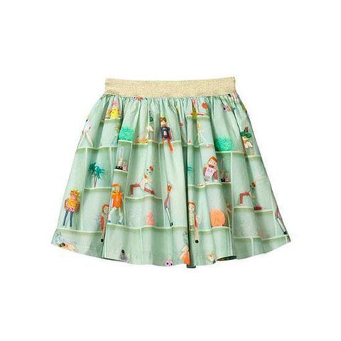 Oilily Girls Green Sunday Skirt Oilily Girls Green Sunday Skirt