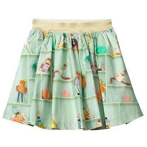 Oilily Girls Green Sunday Skirt Oilily Girls Green Sunday Skirt