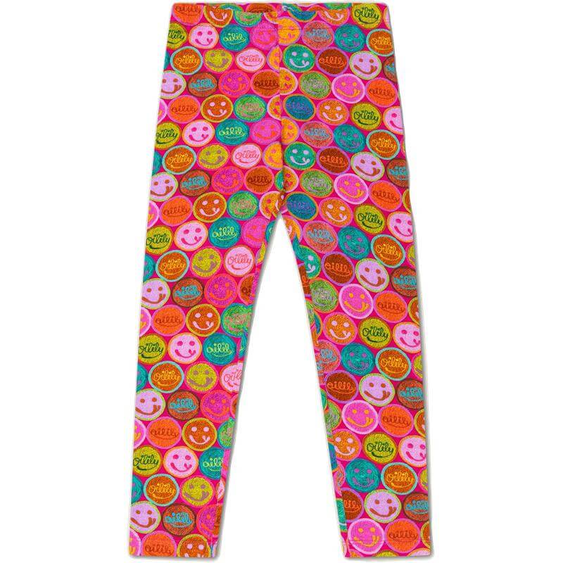 Oilily Girls Pink Peppy Leggings Oilily Girls Pink Peppy Leggings