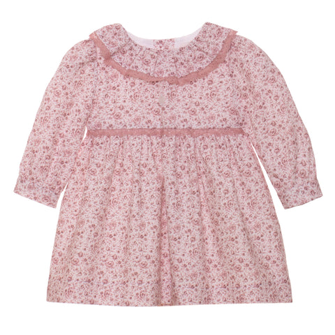 patachou Baby Girls Pink Roses Dress patachou Baby Girls Pink Roses Dress