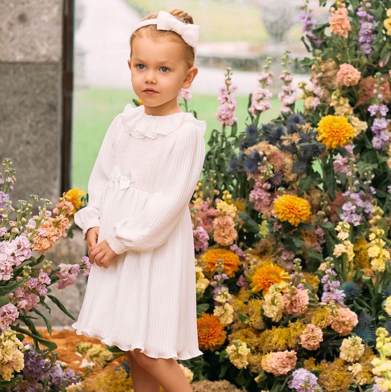 patachou Girls Cream Frill Dress patachou Girls Cream Frill Dress