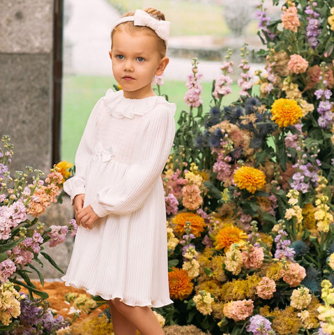 patachou Girls Cream Frill Dress patachou Girls Cream Frill Dress