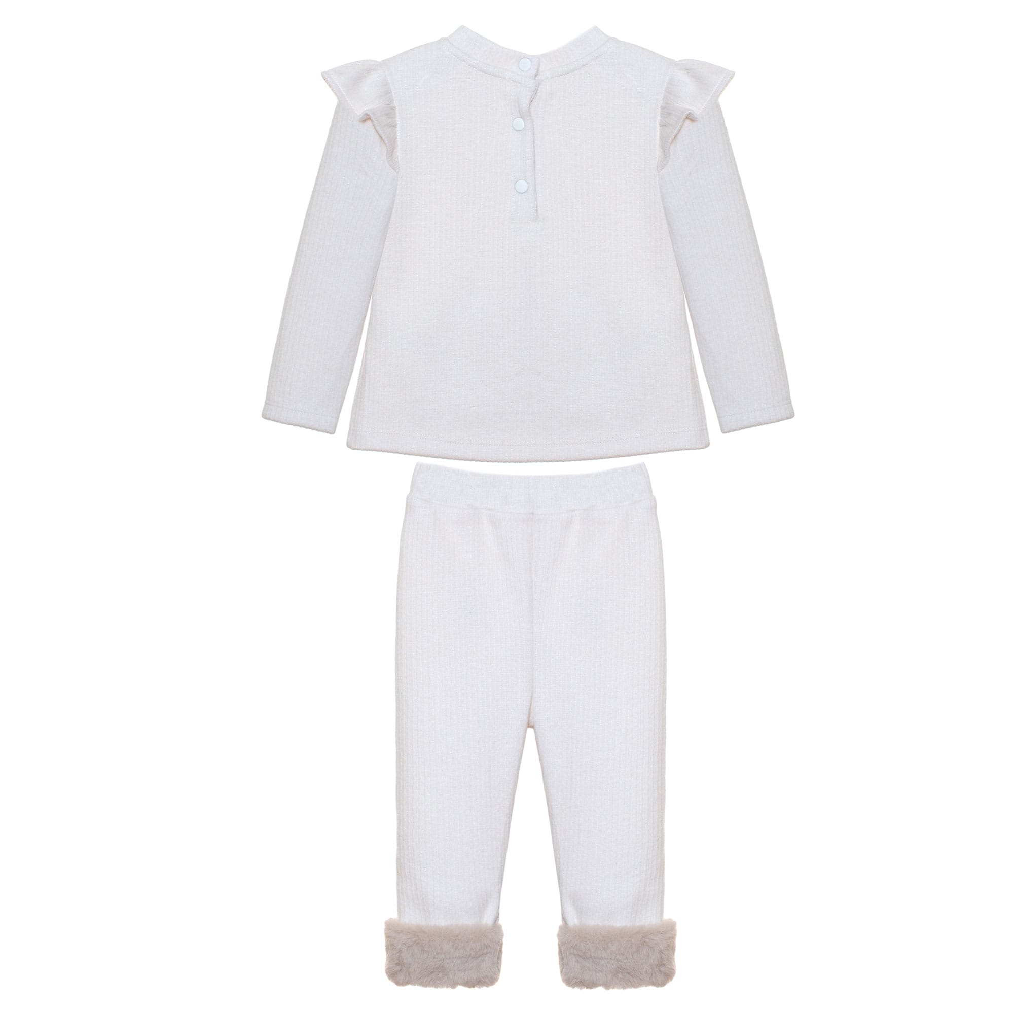 patachou Girls Cream Legging Set patachou Girls Cream Legging Set