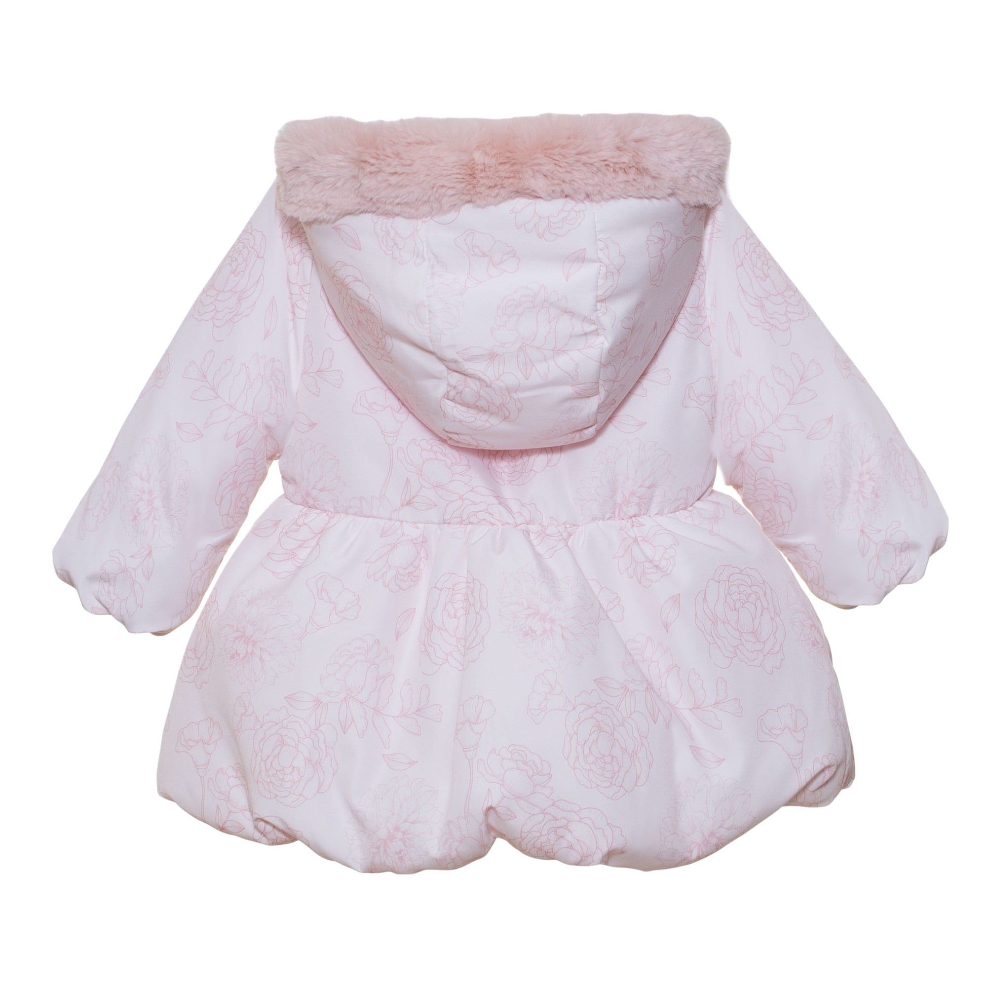 patachou Girls Pink Bow Coat patachou Girls Pink Bow Coat