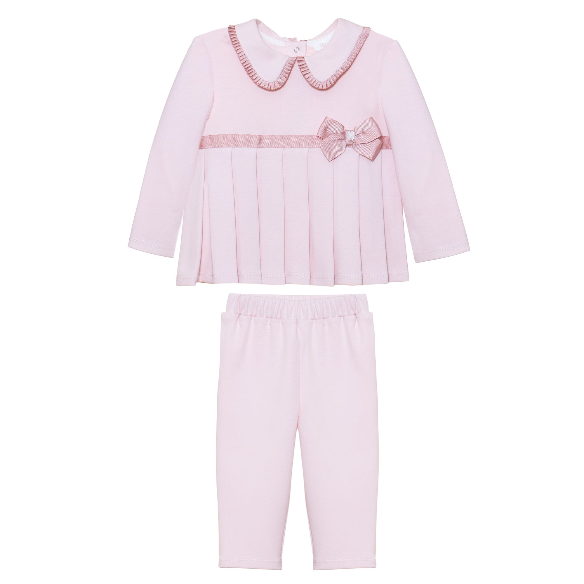 patachou Girls Pink Bow Legging Set patachou Girls Pink Bow Legging Set