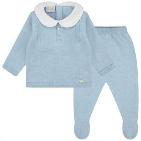 Paz Rodriguez Baby Boys Blue Two Piece Set Paz Rodriguez Baby Boys Blue Two Piece Set