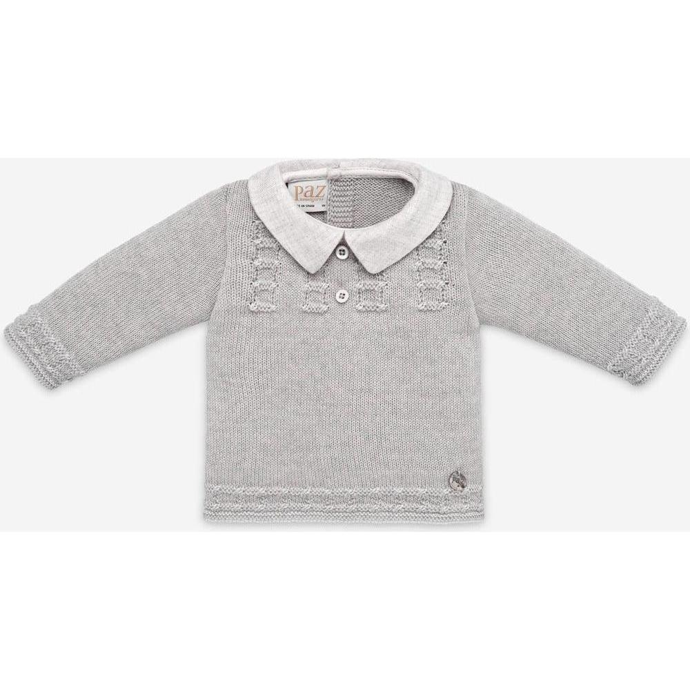 Paz Rodriguez Baby Boys Grey 'Perseo' Knitted Set Paz Rodriguez Baby Boys Grey 'Perseo' Knitted Set