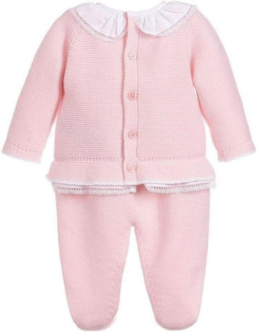 Paz Rodriguez Baby Girls Pink & White Set Paz Rodriguez Baby Girls Pink & White Set
