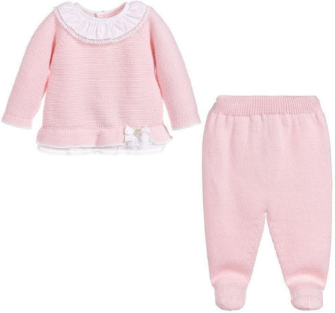 Paz Rodriguez Baby Girls Pink & White Set Paz Rodriguez Baby Girls Pink & White Set